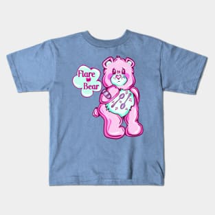 pink spoonie care bear Kids T-Shirt